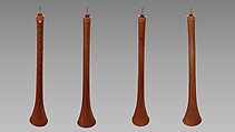 Zamr-El-Kebyr, Wood, metal, cord, mother-of-pearl, polychrome, Syrian